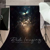 Aperturee - Aperturee Lighted Mystical Butterfly Fine Art Sweep Backdrop